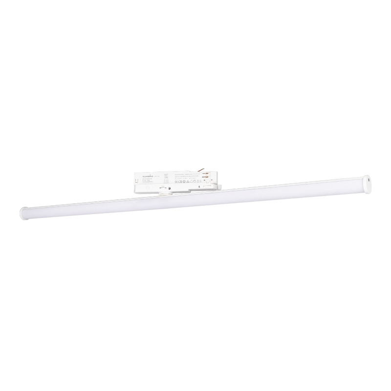 Линейный трековый светильник LGD-TUBE-TURN-4TR-L900-30W Day4000 (WH, 180 deg, 230V) арт.036294