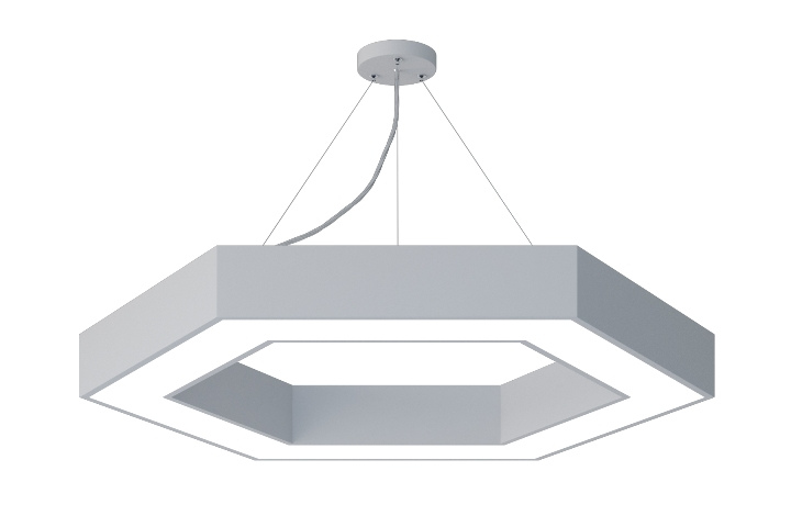 Светильник ЭРА Geometria SPO-124-W-40K-051 Hexagon 51Вт 4000К подвесной светодиодный драйвер внутри арт. Б0058882