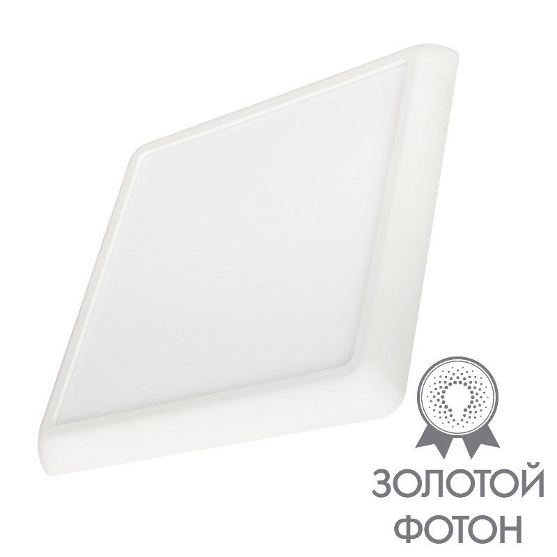 Светильник бытового освещения для жилых пространств LED Arlight CL-FIOKK-S180x180-12W Day4000-MIX (WH, 120 deg, 230V) IP44 арт034470